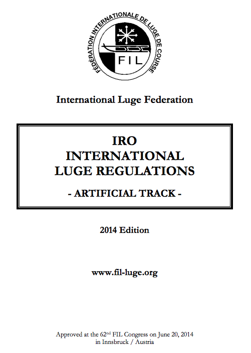 Luge Regulations